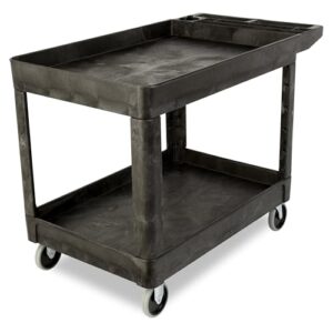 Rubbermaid 2-Shelf Utility Cart, 500 lbs Capacity
