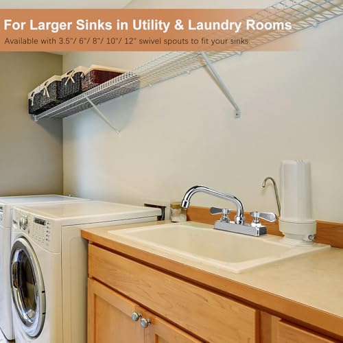 ZKDAUSDO 10" Bar Sink Faucet with Swivel Spout - Image 2