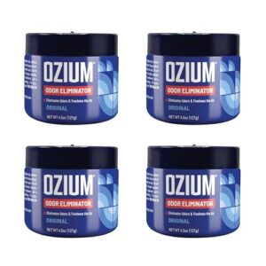 Ozium Odor Eliminating Gel 4.5 Oz 4 Pack