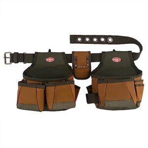 Bucket Boss 50200 Brown Two Bag Tool Belt