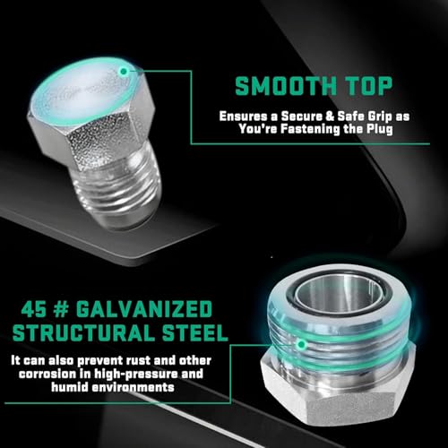 144 Pcs JIC Cap & Plug Kit, Steel Fittings - Image 2