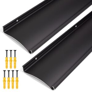 Heneymo 2-Pack 4" Rain Drift Guard, Black
