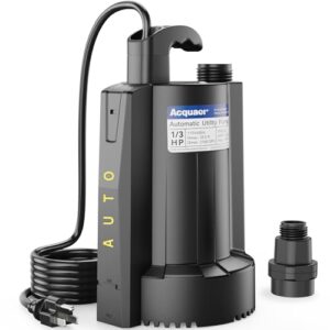 Acquaer 1/3 HP Submersible Water Pump