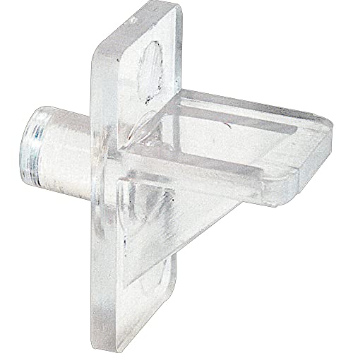 Clear Plastic Shelf Support Pegs, 8 Pack