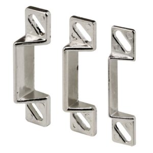 Prime-Line K 5148 Zinc Strike Plate Set