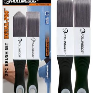 ROLLINGDOG 2PC Trim Paint Brush Set