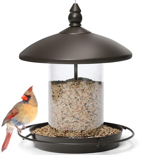 Chew Proof Metal Roof Bird Feeder