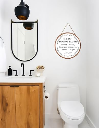 Vintage Warning Sign: No Paper Towels & Wipes - Image 4