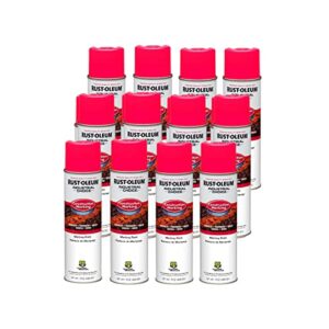 Rust-Oleum 12PK M1400 Fluorescent Pink Spray