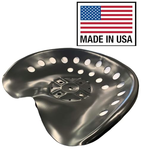 Black 4th Gen Metal Tractor Seat USA - Image 4