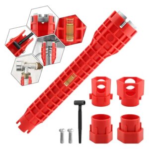 14-in-1 Multi-functional Red Wrench Tool
