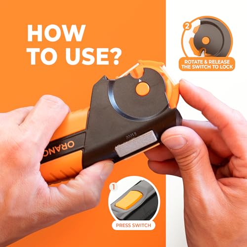 7-in-1 Orange Ninja Garden Tool Sharpener - Image 4
