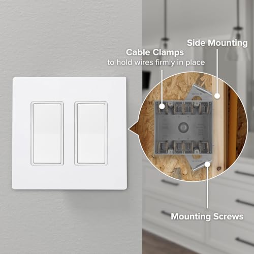 Maxxima 2 Gang PVC Junction Box, 10-Pack - Image 6