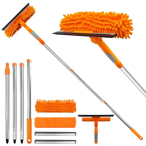 67" Squeegee Window Cleaner 2-in-1 Kit