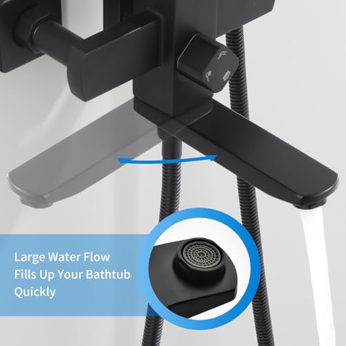 Taplong Matte Black Outdoor Shower System - Image 5