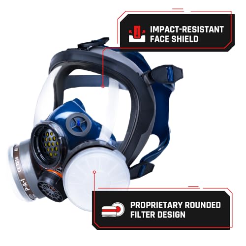 PT-100 Full Face Gas Mask with Filters - Image 2