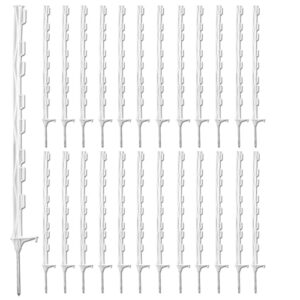 25 Pack Electric Fence Posts, 48 Inch