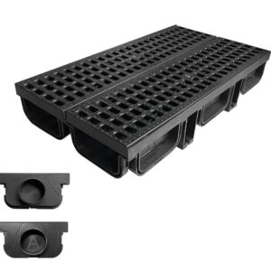 Natotela HDPE Channel Drain System, 39.4 in.