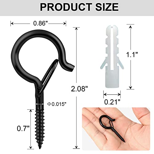 35 Pcs Screw-in Hooks for Outdoor Lights - Image 3