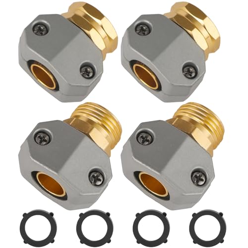 Garden Hose Repair Kit with Aluminum Connectors