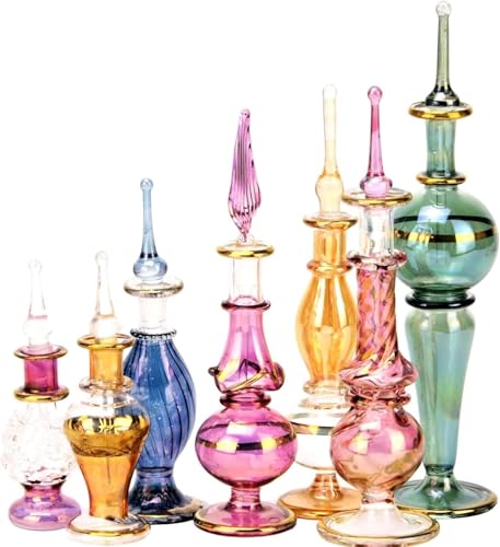 NileCart Egyptian Perfume Bottles Set of 6 - Image 3
