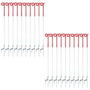 41inch Pig Tail Fence Posts, 20 Pack