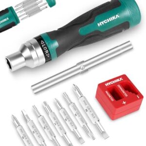 HYCHIKA 16-in-1 Magnetic Ratcheting Screwdriver Set