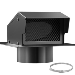 6 Inch Roof Vent Cap with Damper