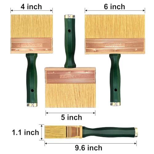 Kingorigin Deck Stain Brush Set, 3 Pack - Image 3