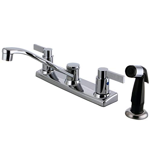 Kingston Brass 8-Inch Kitchen Faucet with Sprayer