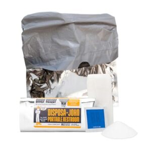 John Portable Restroom 100 Pack - No Leaks