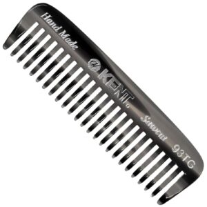 Kent 93T Black Graphite Mustache Beard Comb