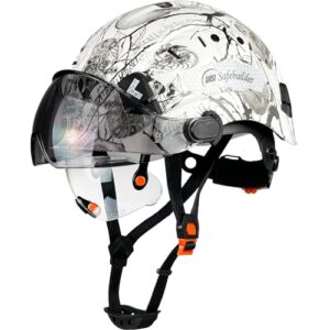 SAFEBUILDER CR06+2V Hard Hat with Visor