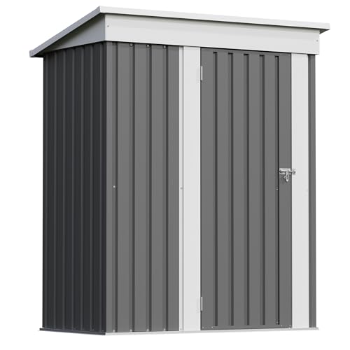 5x3 FT Outdoor Storage Shed with Lockable Door - Image 3