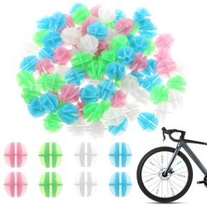 144 Pcs Glow in The Dark Bike Spoke Beads