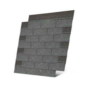 Gray 3-Tab Asphalt Roofing Shingle 8-Pack