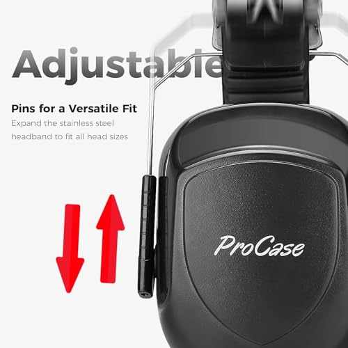 ProCase Noise Reduction Ear Muffs - NRR 28dB - Image 3