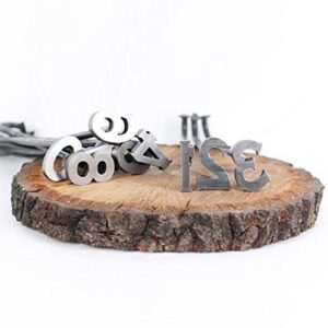 Personalized Wood Branding Iron with Numbers