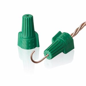 Winged Ground Wire Connectors 25 pcs Green