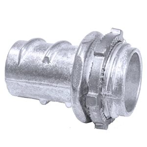 ProConnex 1/2" Flex Screw-In Connectors, 50 Pack
