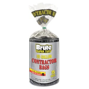 Brute Extra Large 55 Gallon Trash Bags
