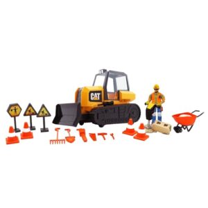 CAT Bulldozer Playset with 4-Inch Figure