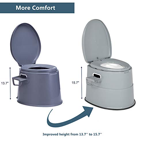 VINGLI Portable Toilet for Camping and Emergencies - Image 3