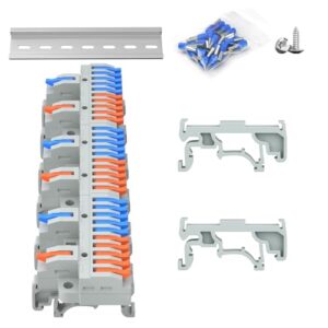 3Pcs Push-in Wire Connectors with Ferrules