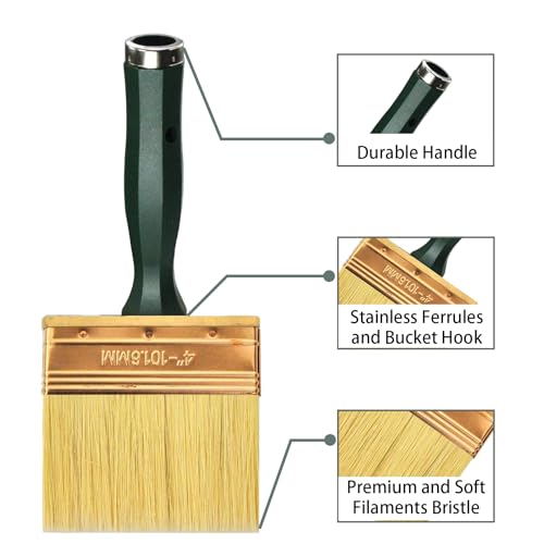 Kingorigin Deck Stain Brush Set, 3 Pack - Image 4