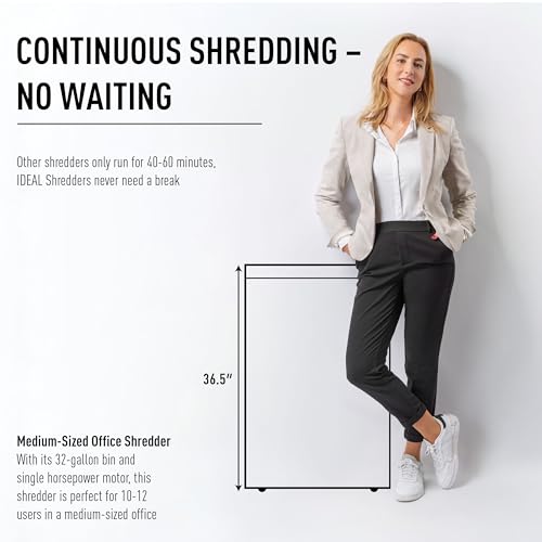 IDEAL 3104 Heavy Duty Paper Shredder - Image 2