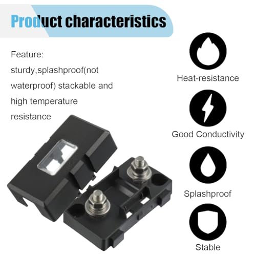 60A Fuse Holder 2PCS for Automotive Use - Image 3