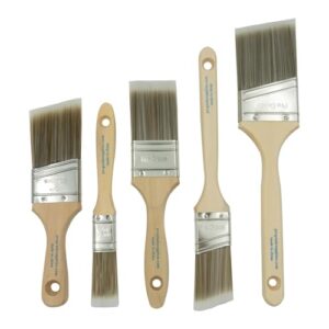 Pro Grade Paint Brushes Set - 5 Piece