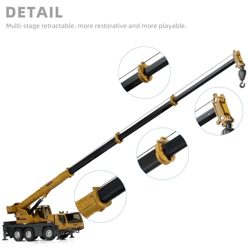 SHINESIGNAL 1/50 Metal Crane Truck Toy - Image 4