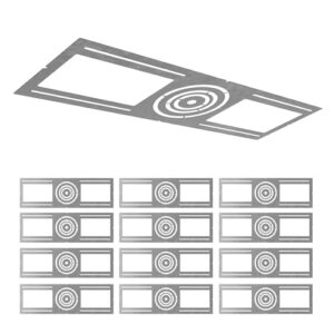 ASD 12 Pack Mounting Plate for Recessed Lights